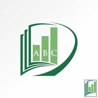 paper layers chart like initial D font analysis finance development project vector