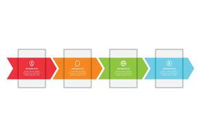 Creative concept for infographic with 4 steps. vector