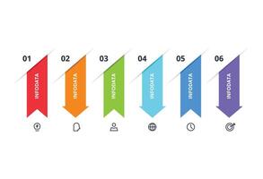 Process chart. Elements of graph, diagram with 4 options, vector
