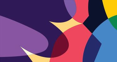 A colorful abstract background with a black and white image vector