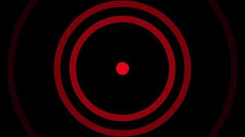 Hypnotic Red Spiral Animation Loop video