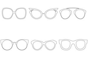 Embark on a visual journey with this captivating set of 6 hiker outlines vector
