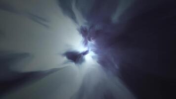 Elegant dark background animation in the style of an abstract watercolor or oil painting with gently blending delicate waves of paint in moody color tones. video