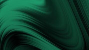 Elegant dark green abstract wave background with fluid motion and smooth gradient lines, ideal for modern design, luxury branding, and digital visual media. video