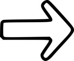 An arrow pointing left on a white background vector