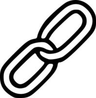 A link icon on a white background vector