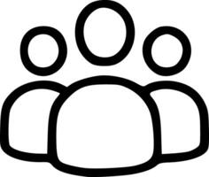 A group of people in a circle with one person in the middle vector