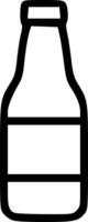A black and white drawing of a jar vector