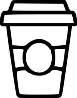 Coffee cup icon on a white background vector