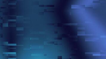 Glitch overlay transforms blue and teal abstract background into futuristic landscape. Suitable for technology, scifi, and digital design concepts. video