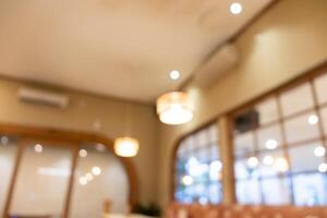 defocused photo of a cafe. Concept for background. After edits.