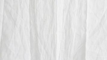 Sheer White Fabric Texture Soft Wrinkles Detail photo
