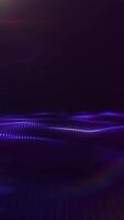 Seamless 4K vertical loop with smooth flowing abstract gradient waves. Ideal for modern mobile backgrounds, technology visuals, and creative projects. video
