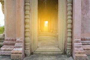 wat mahathat temple in sukhothai, thailand photo