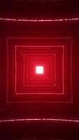 Fast-moving vertical 4K loop of a glowing red cyber tunnel with dynamic perspective. Great for sci-fi, gaming visuals, and mobile tech backgrounds. video