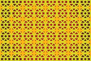Abstract geometric elements pattern yellow orange color shapes and dark red gradient effect banner. vector