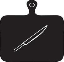 Cutting Board Icon Versatile Graphics icon. vector