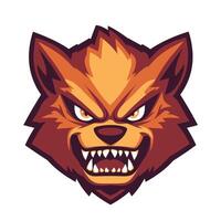 Cartoonish bear with a menacing look on its face vector