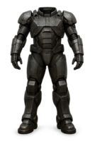 Futuristic Robotic Battle Armor Suit Isolated on Transparent Background, png
