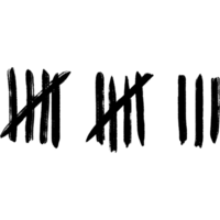 Tally marks. Prison Counting marks png