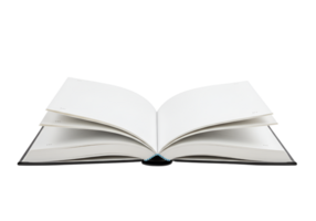 Open book with blank pages, ready for content creation and personal writing use png