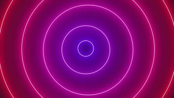 Flowing Glowing Lights on Dark Gradient Loop video