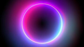 Abstract Glowing Wave Lines Seamless Animation video