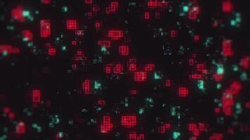Abstract Digital Background with Data Connections video