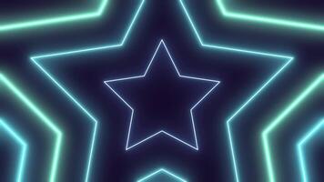 Abstract Light Glow Background Loop Animation star video