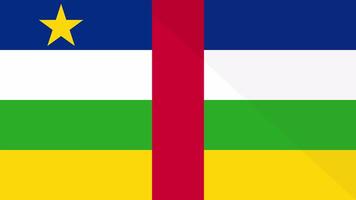 Animation of the appearance and disappearance of a flat flag 2D C.A.R video