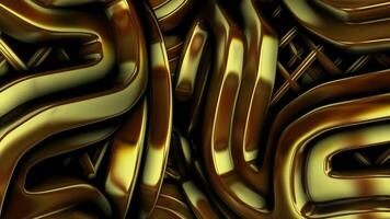 Reflection, Elite Template, Golden Spheres, Cinematic Background, Unique Design, Exclusive, Shapes, Rotation video