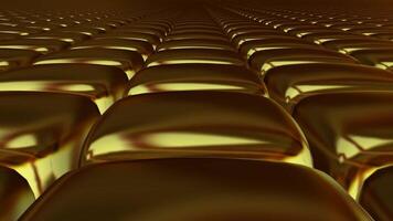 Elite Template, Field of Golden Cubes, Colors, Background, Unique Design, Exclusive, Rotation video