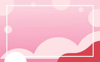 Pink Abstract Back With White Circle vector