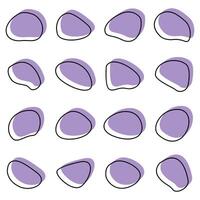 collection of spots with abstract liquid shapes with lines vector
