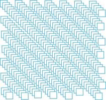 Organized Chaos of Squares vector