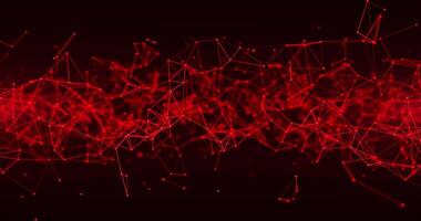 Plexuses. Movable interlacing of colored dots and lines. Looped seamless animation.334 video