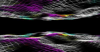 Two looming horizontal parallel grids. Background for animating the header or logo. 77 video