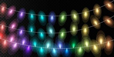 Bright and Colorful String Lights Perfect for Various Festive Occasions and Beautiful Decoration Ideas vector