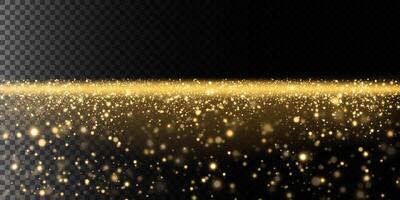 A Stunning Golden Glitter Sparkles Background Perfect for Creating Elegant and Captivating Designs Seamlessly vector