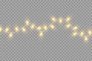These Festive String Lights are Perfect for Decorating and Celebrating, and they Brighten Up Any Occasion or Event vector