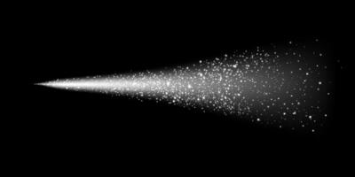 Experience the captivating Spray Effect with particles beautifully displayed against a dark, mysterious background vector