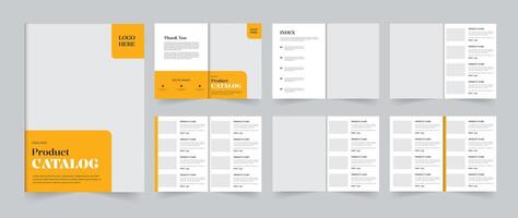 Modern Catalog design layout for multipurpose business A4 size vector