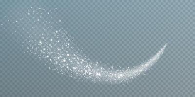 Experience the enchanting Sparkling Glitter Trail Effect that enhances your Creative Designs and Art beautifully vector