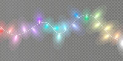 Bright and Colorful String Lights Enhance Festive Decorations and Make Celebrations Truly Spectacular and Joyful vector