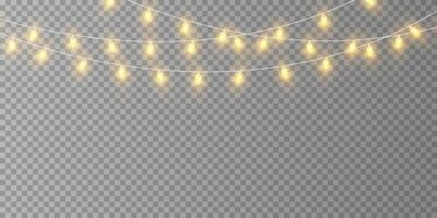 Festive string lights are perfect for celebration and decoration, adding a warm and inviting illumination vector