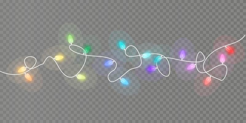 Bright and Colorful Holiday String Lights, Perfect for Festive Decoration and Creating Cheerful Celebrations