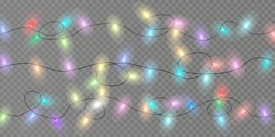 Vibrant and Colorful String Lights Perfect for Adding a Festive Touch to Your Home Decor and Celebrations vector