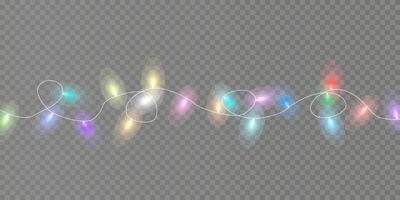 Vibrant and Colorful String Lights Perfect for Adding Festive Decor and Celebrating Special Occasions vector