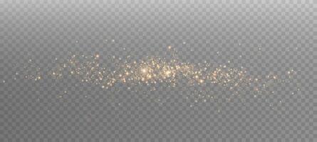 Beautiful Glistening Sparkles and Glitter, creating a magical atmosphere vector