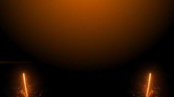 fire light with particle effect video